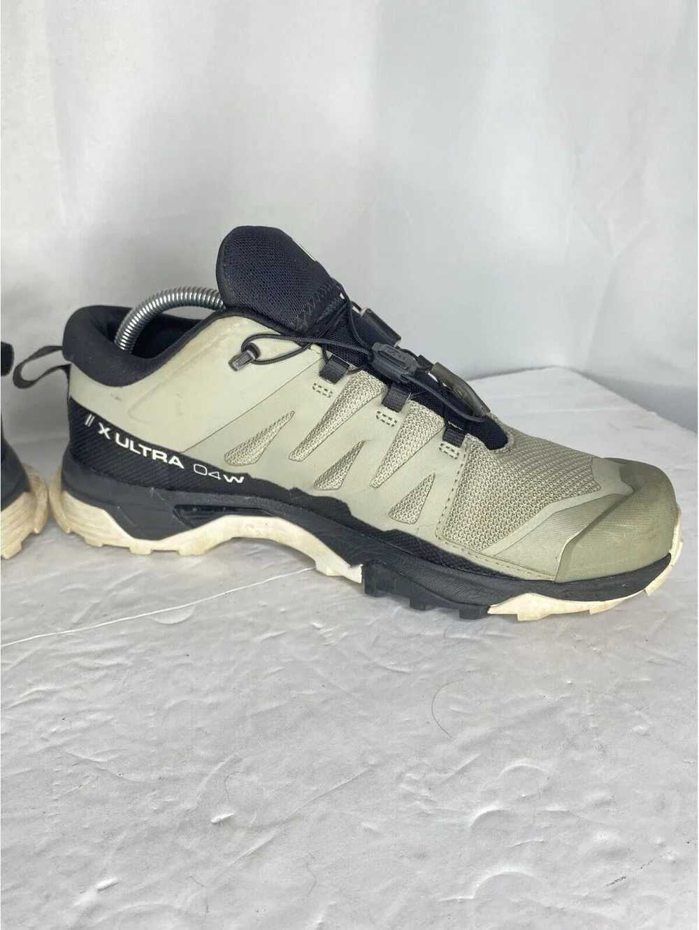 Salomon X Ultra 4 Shoes Womens Size 10 Green Hiking Trail Sneakers